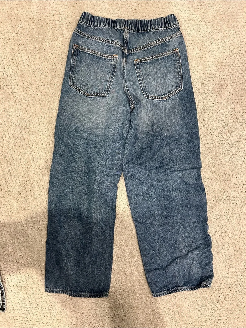 Gap Kids Elastic Waist Blue Denim Jeans - Pack XL